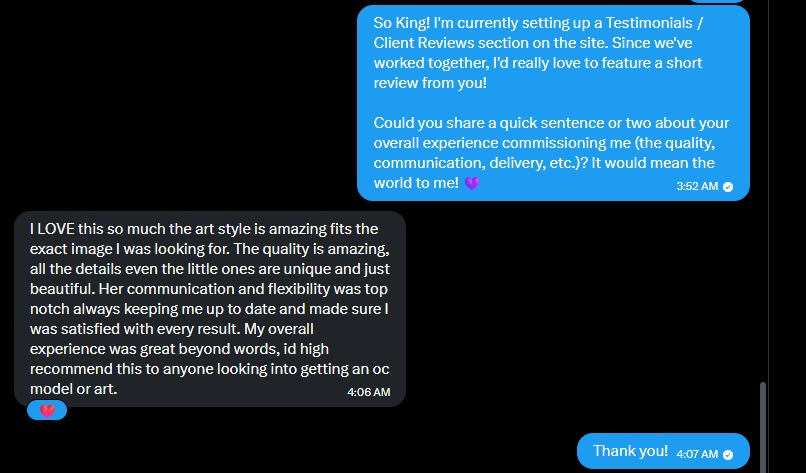 King's message
